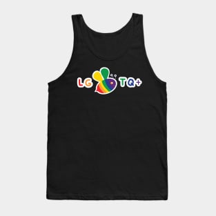 LGBTQ+ Rainbow Bee Tank Top